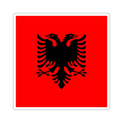 Flag of the President of Albania 2002 to 2014 STICKER Vinyl Die-Cut Decal-4 Inch-The Sticker Space