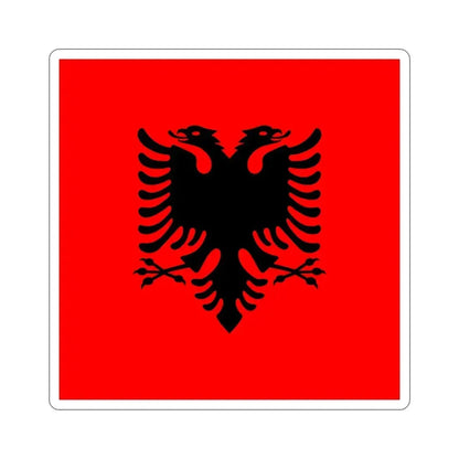 Flag of the President of Albania 2002 to 2014 STICKER Vinyl Die-Cut Decal 4 Inch - The Sticker Space
