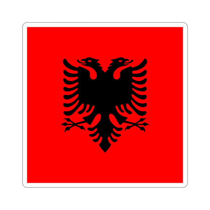 Flag of the President of Albania 2002 to 2014 STICKER Vinyl Die-Cut Decal-5 Inch-The Sticker Space