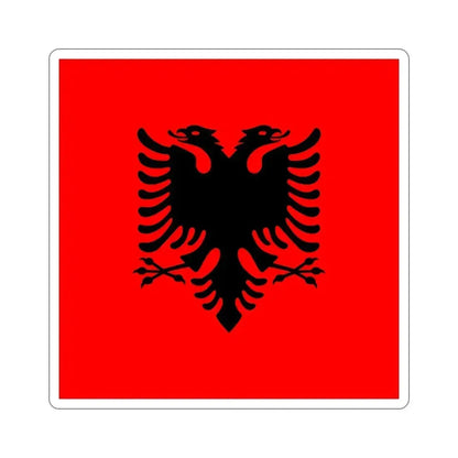 Flag of the President of Albania 2002 to 2014 STICKER Vinyl Die-Cut Decal 5 Inch - The Sticker Space