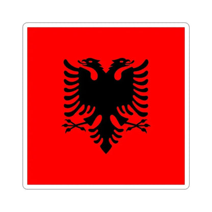Flag of the President of Albania 2002 to 2014 STICKER Vinyl Die-Cut Decal 5 Inch - The Sticker Space