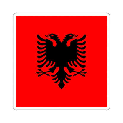 Flag of the President of Albania 2002 to 2014 STICKER Vinyl Die-Cut Decal 6 Inch - The Sticker Space