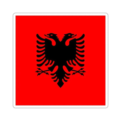 Flag of the President of Albania 2002 to 2014 STICKER Vinyl Die-Cut Decal 6 Inch - The Sticker Space