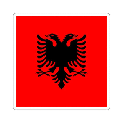 Flag of the President of Albania 2002 to 2014 STICKER Vinyl Die-Cut Decal - The Sticker Space