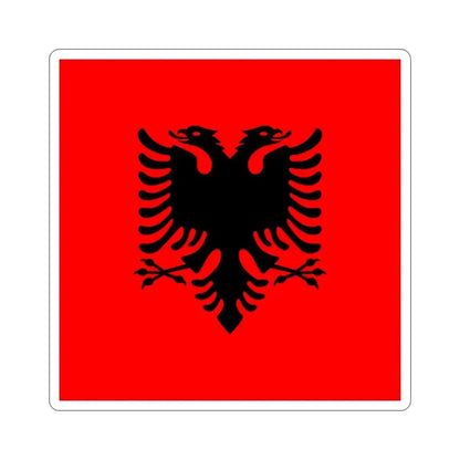 Flag of the President of Albania 2002 to 2014 STICKER Vinyl Die-Cut Decal - The Sticker Space