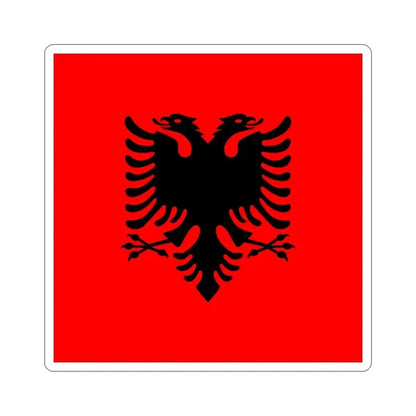 Flag of the President of Albania 2002 to 2014 STICKER Vinyl Die-Cut Decal - The Sticker Space
