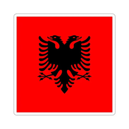 Flag of the President of Albania 2002 to 2014 STICKER Vinyl Die-Cut Decal - The Sticker Space