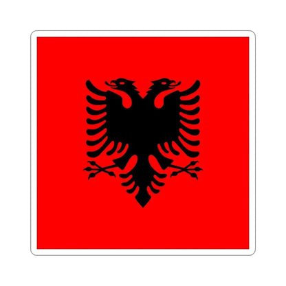 Flag of the President of Albania 2002 to 2014 STICKER Vinyl Die-Cut Decal - The Sticker Space