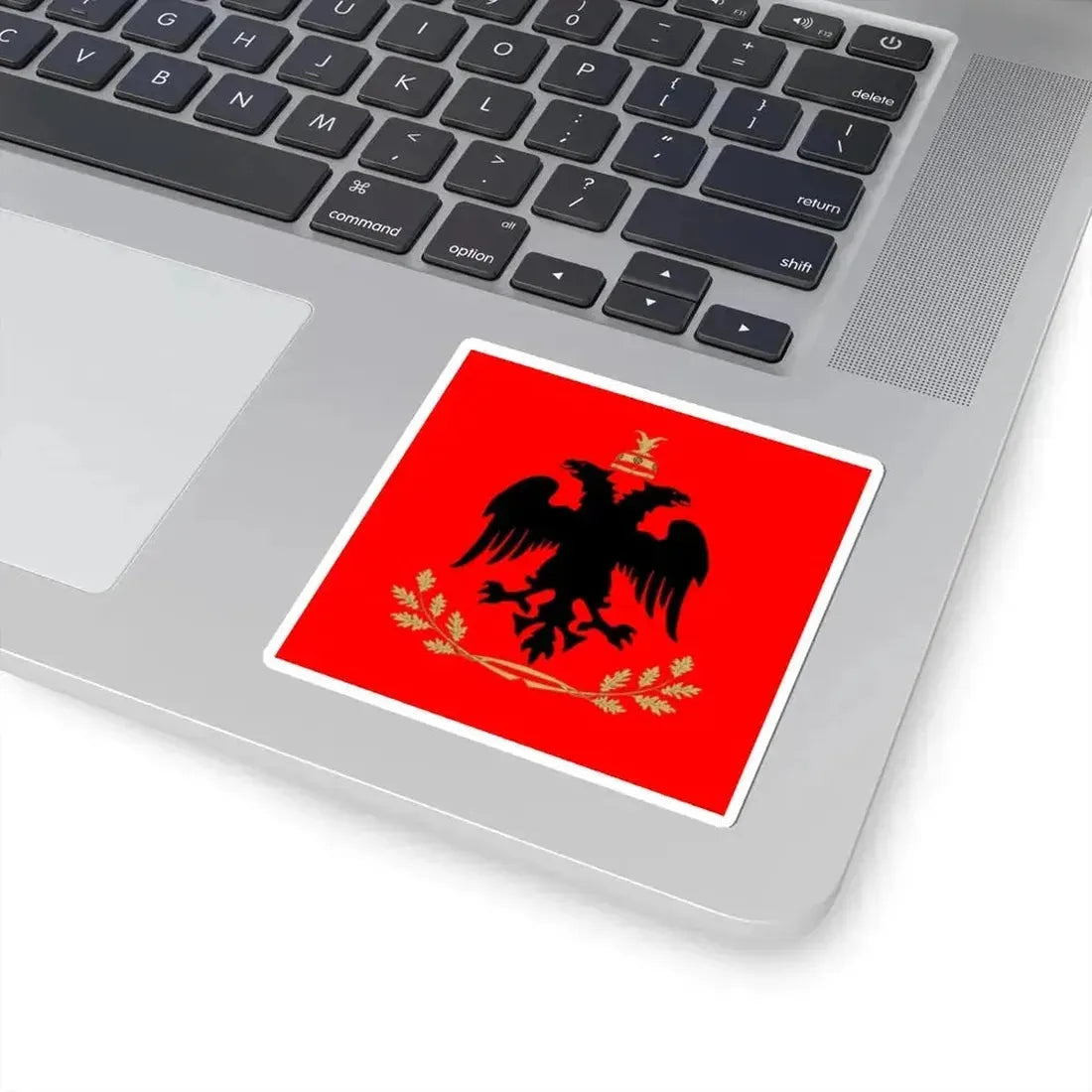 Flag of the President of Albania (Albania) STICKER Vinyl Kiss-Cut Decal - The Sticker Space