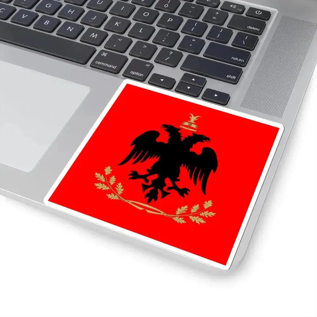 Flag of the President of Albania (Albania) STICKER Vinyl Kiss-Cut Decal - The Sticker Space