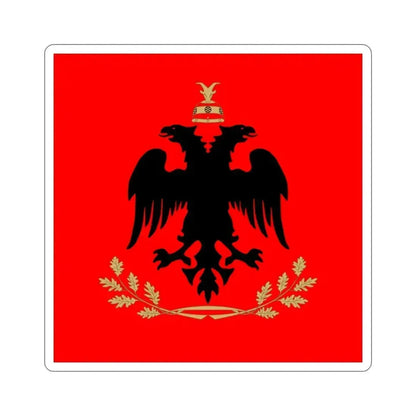 Flag of the President of Albania STICKER Vinyl Die-Cut Decal 2 Inch - The Sticker Space