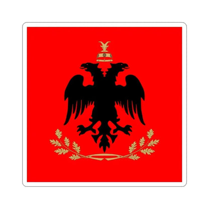 Flag of the President of Albania STICKER Vinyl Die-Cut Decal 2 Inch - The Sticker Space
