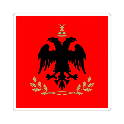 Flag of the President of Albania STICKER Vinyl Die-Cut Decal-3 Inch-The Sticker Space