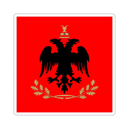 Flag of the President of Albania STICKER Vinyl Die-Cut Decal-4 Inch-The Sticker Space