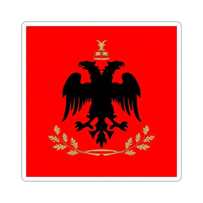 Flag of the President of Albania STICKER Vinyl Die-Cut Decal 4 Inch - The Sticker Space