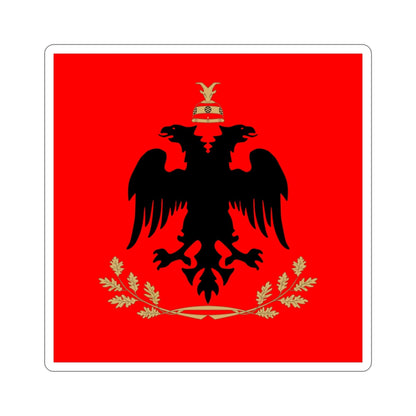 Flag of the President of Albania STICKER Vinyl Die-Cut Decal-5 Inch-The Sticker Space