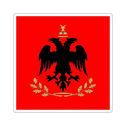 Flag of the President of Albania STICKER Vinyl Die-Cut Decal 5 Inch - The Sticker Space