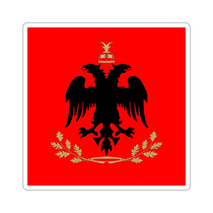 Flag of the President of Albania STICKER Vinyl Die-Cut Decal-6 Inch-The Sticker Space