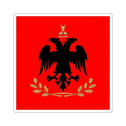 Flag of the President of Albania STICKER Vinyl Die-Cut Decal 6 Inch - The Sticker Space