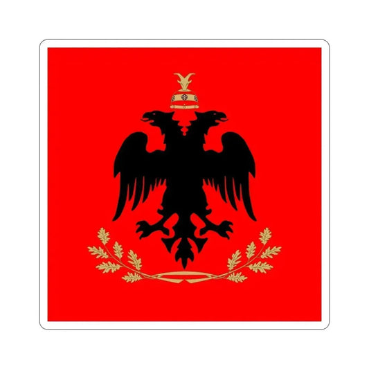 Flag of the President of Albania STICKER Vinyl Die-Cut Decal 6 Inch - The Sticker Space