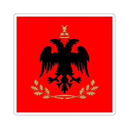 Flag of the President of Albania STICKER Vinyl Die-Cut Decal 6 Inch - The Sticker Space