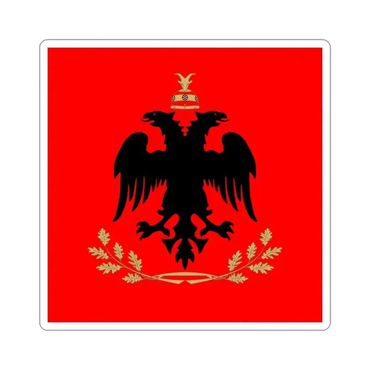 Flag of the President of Albania STICKER Vinyl Die-Cut Decal 6 Inch - The Sticker Space