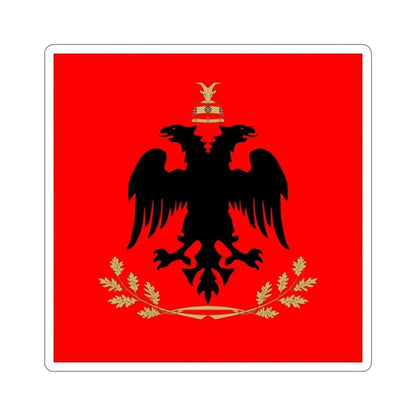 Flag of the President of Albania STICKER Vinyl Die-Cut Decal - The Sticker Space