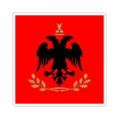 Flag of the President of Albania STICKER Vinyl Die-Cut Decal - The Sticker Space