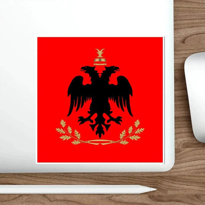 Flag of the President of Albania STICKER Vinyl Die-Cut Decal - The Sticker Space