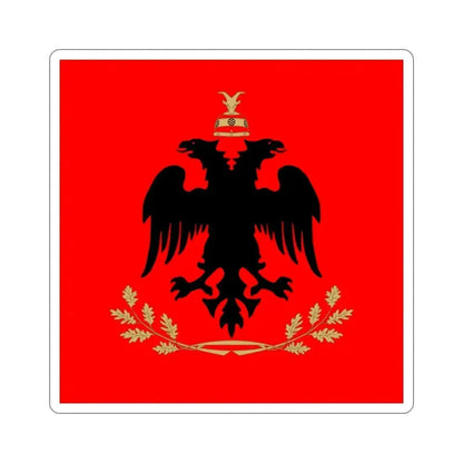 Flag of the President of Albania STICKER Vinyl Die-Cut Decal - The Sticker Space