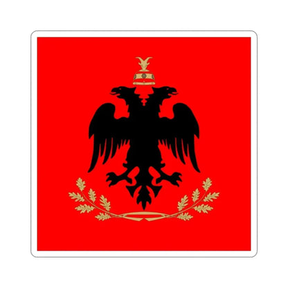 Flag of the President of Albania STICKER Vinyl Die-Cut Decal - The Sticker Space