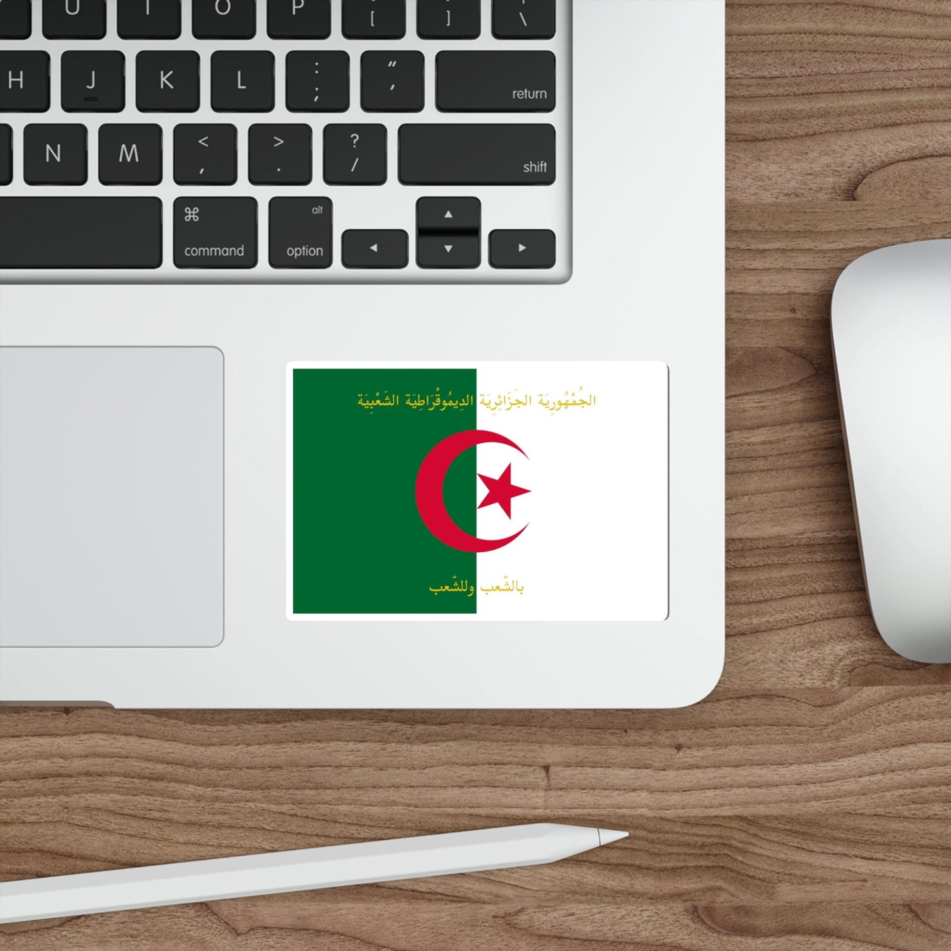 Flag of the President of Algeria STICKER Vinyl Die-Cut Decal-The Sticker Space