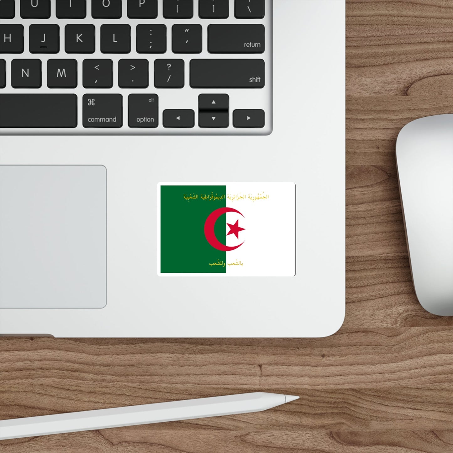 Flag of the President of Algeria STICKER Vinyl Die-Cut Decal-The Sticker Space