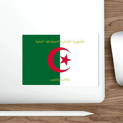 Flag of the President of Algeria STICKER Vinyl Die-Cut Decal - The Sticker Space