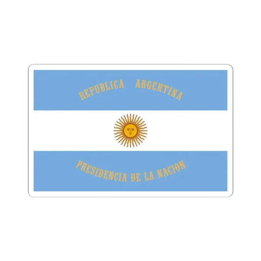 Flag of the President of Argentina (Argentina) STICKER Vinyl Kiss-Cut Decal 2 Inch White - The Sticker Space
