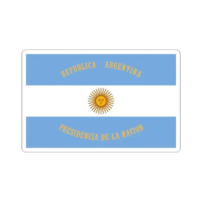 Flag of the President of Argentina (Argentina) STICKER Vinyl Kiss-Cut Decal 3 Inch White - The Sticker Space
