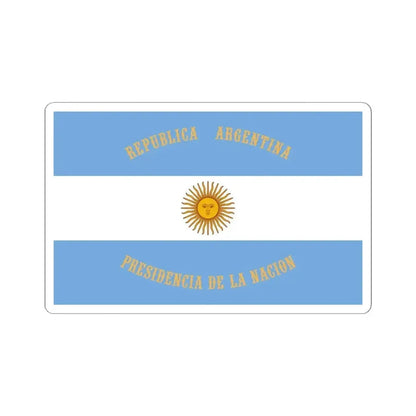Flag of the President of Argentina (Argentina) STICKER Vinyl Kiss-Cut Decal 4 Inch White - The Sticker Space