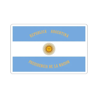 Flag of the President of Argentina (Argentina) STICKER Vinyl Kiss-Cut Decal 6 Inch White - The Sticker Space