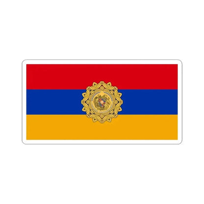 Flag of the President of Armenia (Armenia) STICKER Vinyl Kiss-Cut Decal 3 Inch White - The Sticker Space