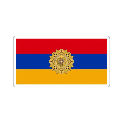 Flag of the President of Armenia (Armenia) STICKER Vinyl Kiss-Cut Decal 4 Inch White - The Sticker Space