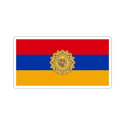 Flag of the President of Armenia (Armenia) STICKER Vinyl Kiss-Cut Decal 6 Inch White - The Sticker Space