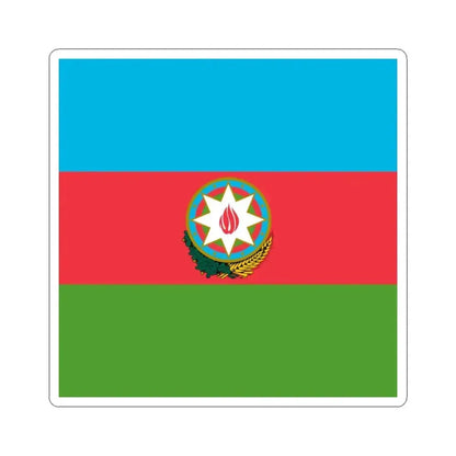 Flag of the President of Azerbaijan (Azerbaijan) STICKER Vinyl Kiss-Cut Decal 6 Inch White - The Sticker Space