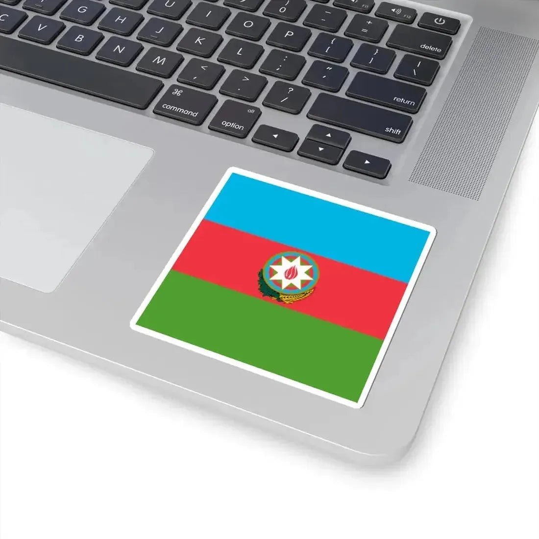 Flag of the President of Azerbaijan (Azerbaijan) STICKER Vinyl Kiss-Cut Decal - The Sticker Space