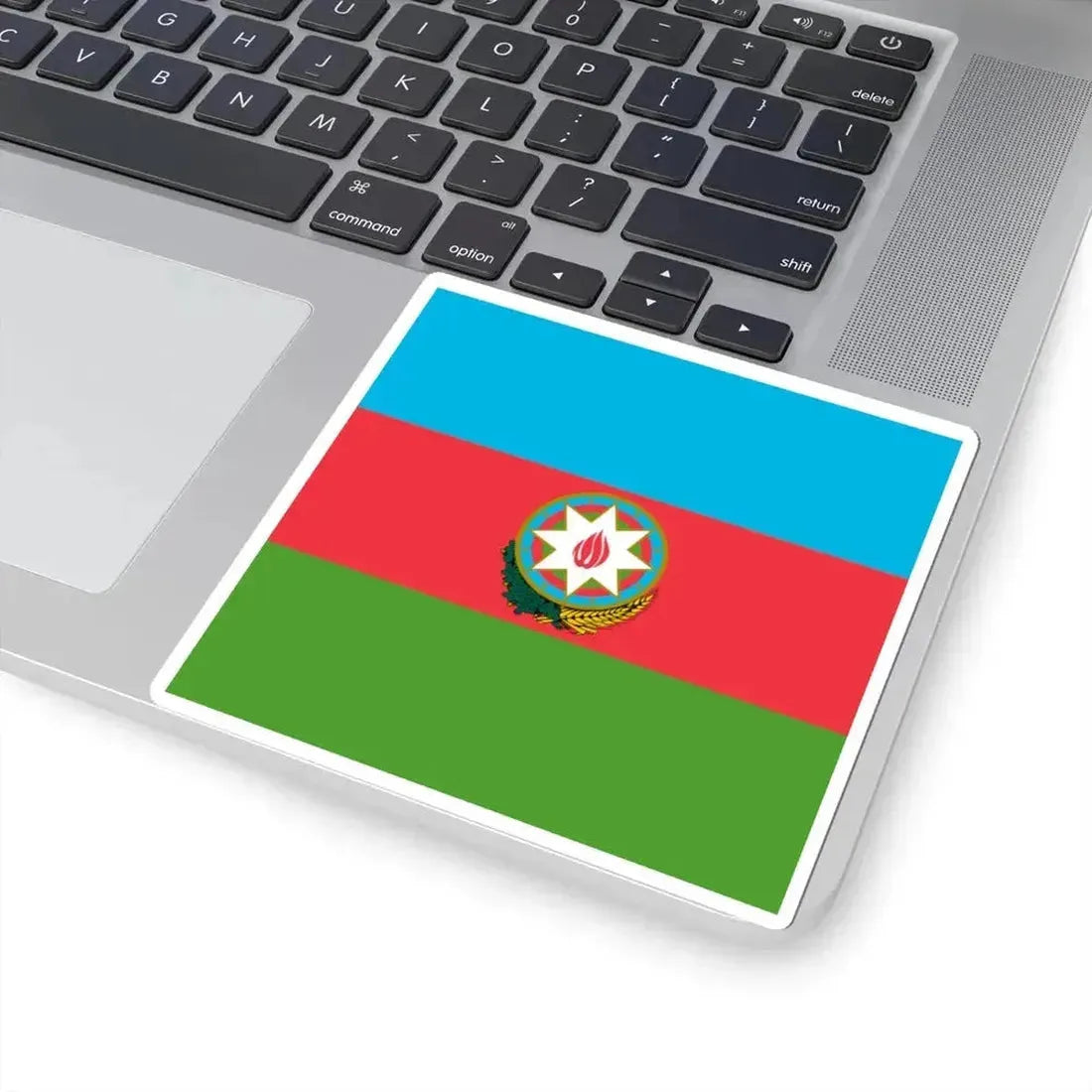Flag of the President of Azerbaijan (Azerbaijan) STICKER Vinyl Kiss-Cut Decal - The Sticker Space