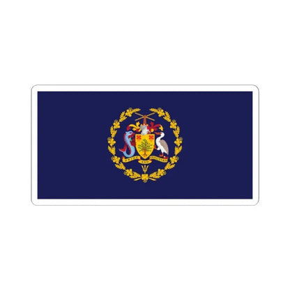 Flag of the President of Barbados (Barbados) STICKER Vinyl Kiss-Cut Decal 2 Inch White - The Sticker Space