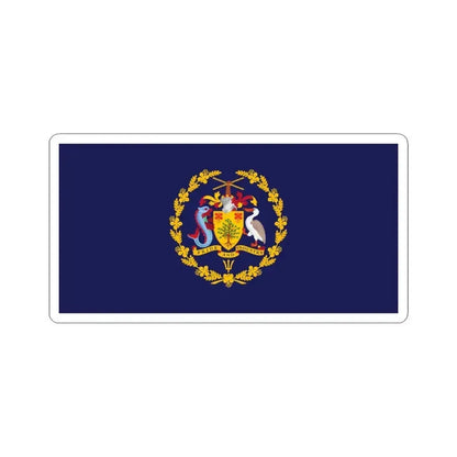 Flag of the President of Barbados (Barbados) STICKER Vinyl Kiss-Cut Decal 6 Inch White - The Sticker Space