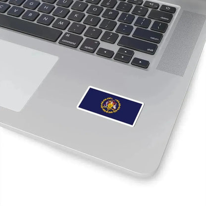 Flag of the President of Barbados (Barbados) STICKER Vinyl Kiss-Cut Decal - The Sticker Space