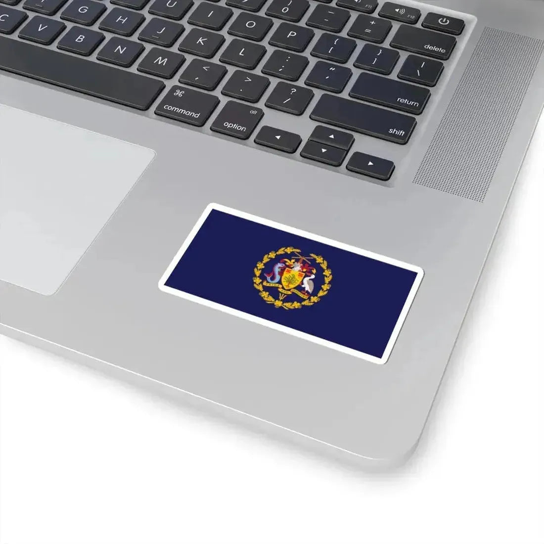 Flag of the President of Barbados (Barbados) STICKER Vinyl Kiss-Cut Decal - The Sticker Space