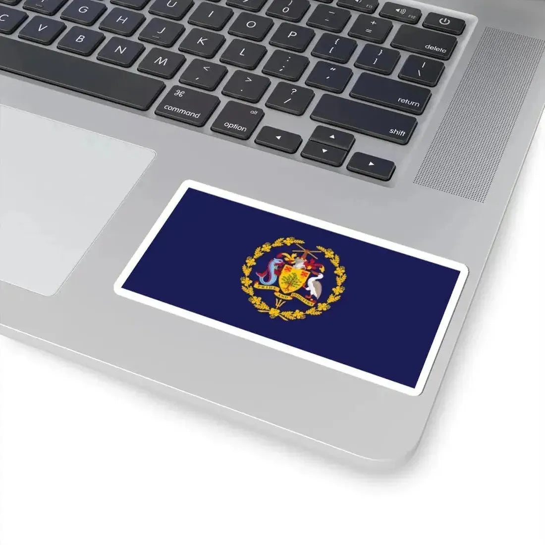 Flag of the President of Barbados (Barbados) STICKER Vinyl Kiss-Cut Decal - The Sticker Space