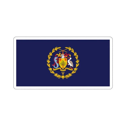 Flag of the President of Barbados STICKER Vinyl Die-Cut Decal 2 Inch - The Sticker Space